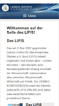 Mobile Screenshot of leibniz-institut.de